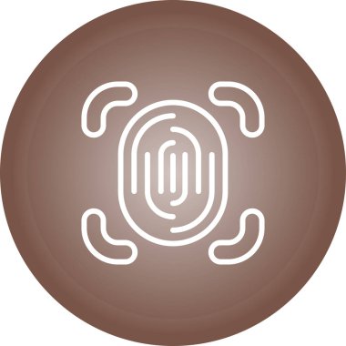 Eşsiz çikolata parçalı vektör simgesi