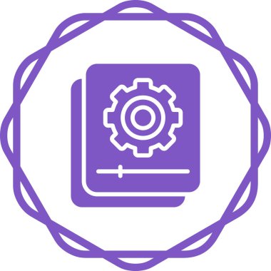 Ayarlama. Web simgesi basit illüstrasyon