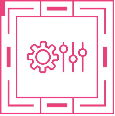 ayarları web simge vektör çizim 