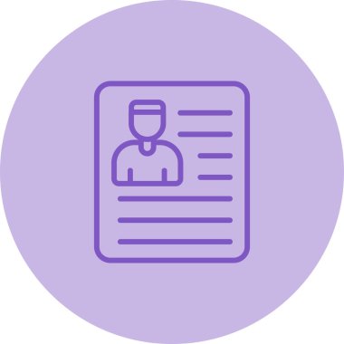 Modern simgenin vektör illüstrasyonu