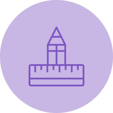 Yapı simgesinin vektör illüstrasyonu