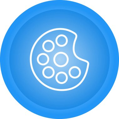 Bowling ikonunun vektör illüstrasyonu