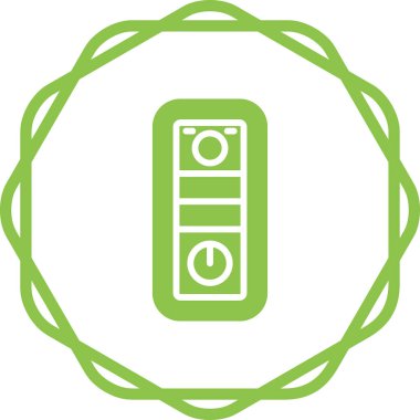 Pil. Web simgesi basit illüstrasyon