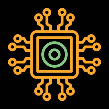 Devre İzleyici ağ ikonu vektör illüstrasyonuName