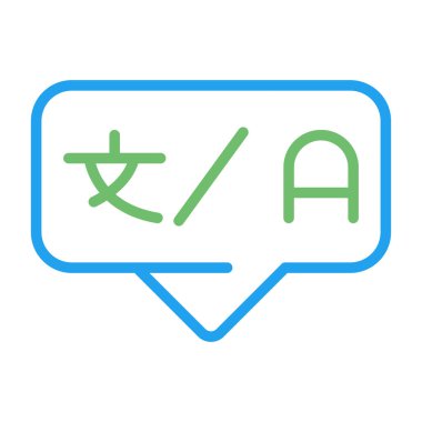 sohbet web simgesi basit tasarımı