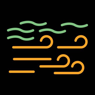 Bir ip simgesinin vektör illüstrasyonu