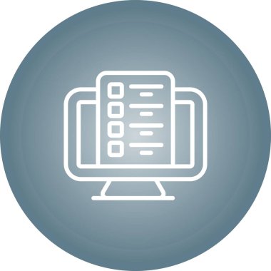 Bilgisayar web simge vektör çizim