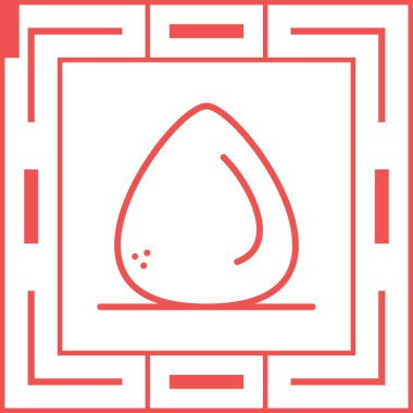 kan damlası ikon vektör illüstrasyonu