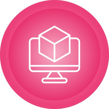 Seo simgesinin vektör illüstrasyonu