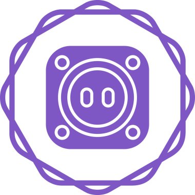 soket simge vektör çizim