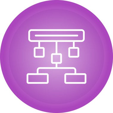 Modern bilgisayar simgesinin vektör illüstrasyonu