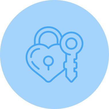 asma kilit web simge vektör çizim