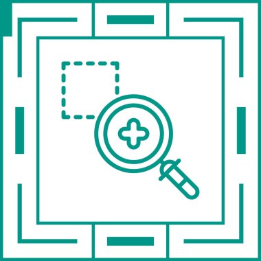 Arama simgesi vektör illüstrasyonu