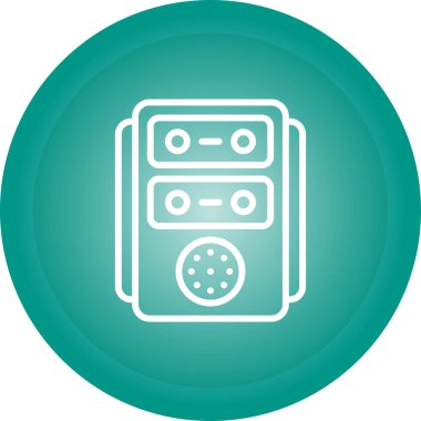 vektör radyo simgesi illüstrasyonu