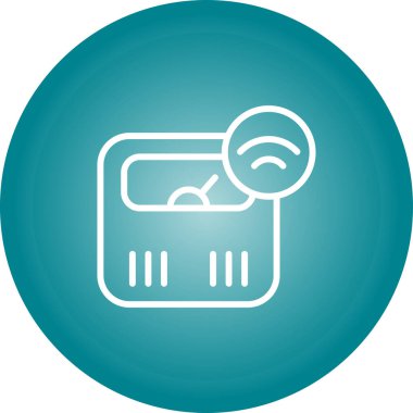 wifi simgesi vektör illüstrasyonu