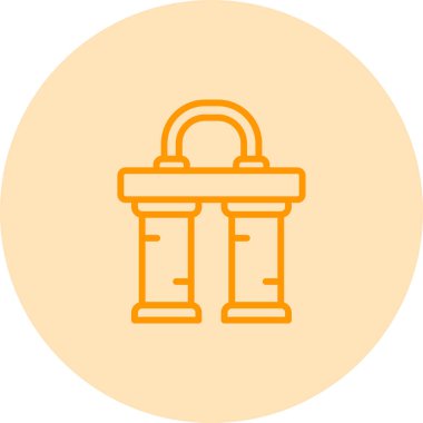 Su filtresi ağ ikonu vektör illüstrasyonu