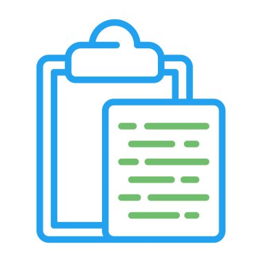 Belge. Web simgesi basit illüstrasyon