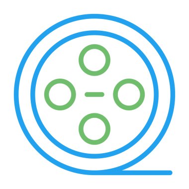 Topun bir simgesinin vektör illüstrasyonu