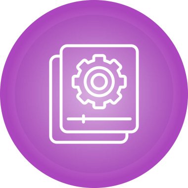 vector settings icon illustration