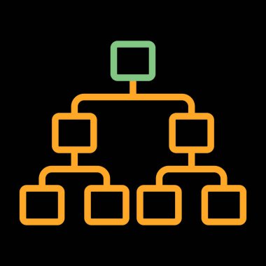 veri analiz simgesi renk ana hatları vektörü