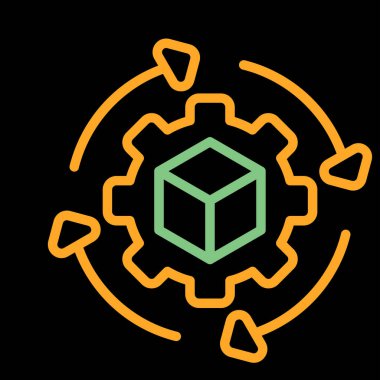 Vektör ayarı Simge illüstrasyonu