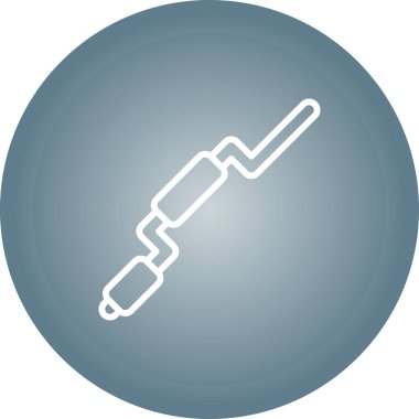 Tornavida. Web simgesi basit illüstrasyon