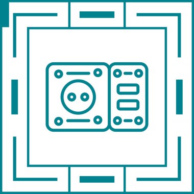 Modern b 'nin vektör illüstrasyonu eksik simgesi