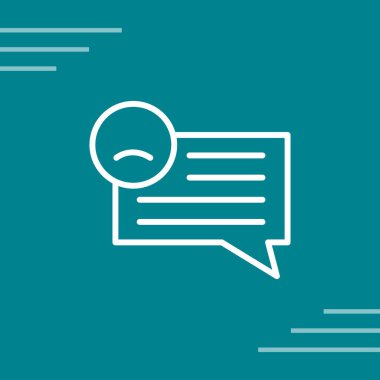 konuşma kabarcığı vektör çizimi