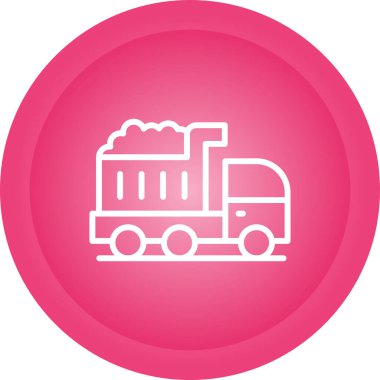 Benzersiz tren vektör simgesi