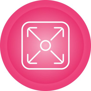 Bir yıldız simgesinin vektör illüstrasyonu