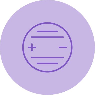 Gezegen. Web simgesi basit illüstrasyon