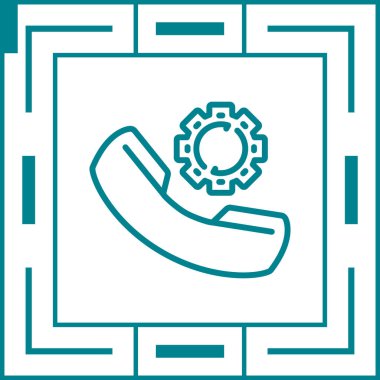 telefon simgesi vektör illüstrasyonu