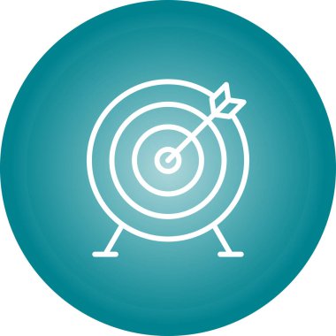 Eşsiz Hedef Vektör Satır Simgesi