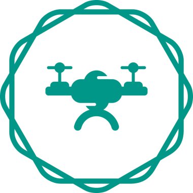 Drone web simge vektör çizim 