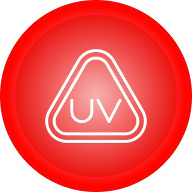 vektör modern simge daire kırmızı daire