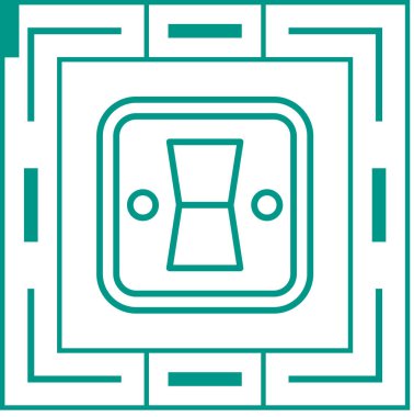 Bir kamera simgesinin vektör illüstrasyonu