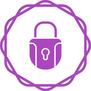 ikon vektör illüstrasyonunu kilitle