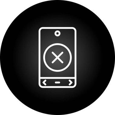 Telefon simgesi vektör illüstrasyonu