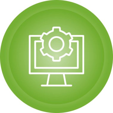 vector settings icon illustration