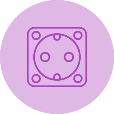 Seo simgesinin vektör illüstrasyonu