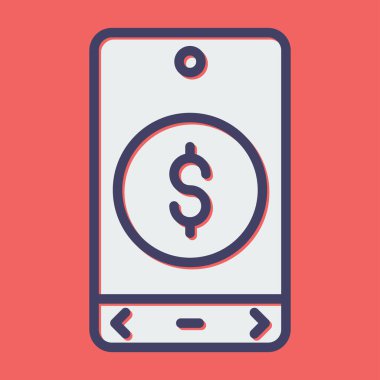 Dolar Simgesi Moda Biçiminde İzole Arkaplan