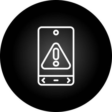 akıllı telefon simgesi vektör illüstrasyonu