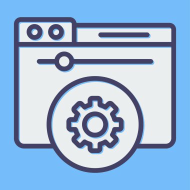 Kamera simgesi. Vektör illüstrasyonu.