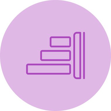 Kitaplar. Web simgesi basit illüstrasyon