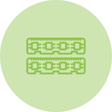 Eşsiz Vektör Satırı Simgesi