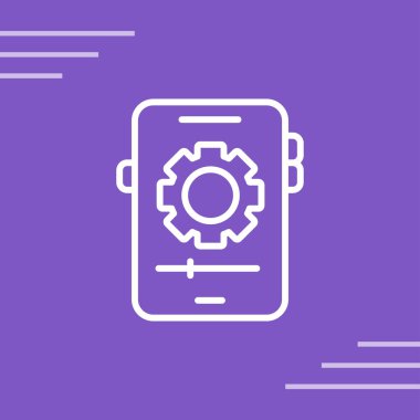 ayarları web simge vektör çizim 