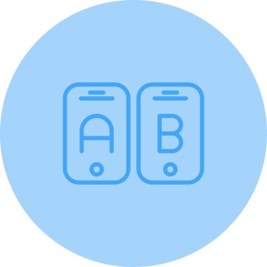 Cep telefonu simgesinin vektör illüstrasyonu