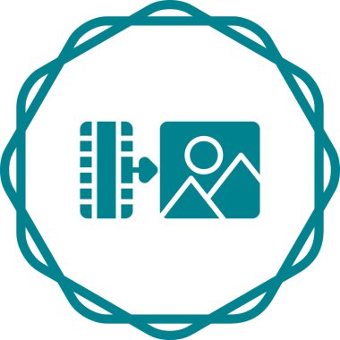 Modern simgenin vektör illüstrasyonu