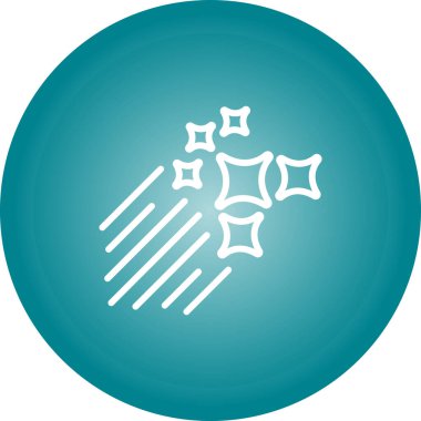 Benzersiz noel yıldızı kabartma vektör simgesi