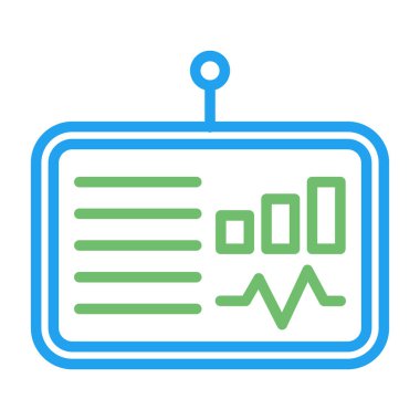 vektör raporu simgesi, modern tasarım illüstrasyon tasarım kavramı